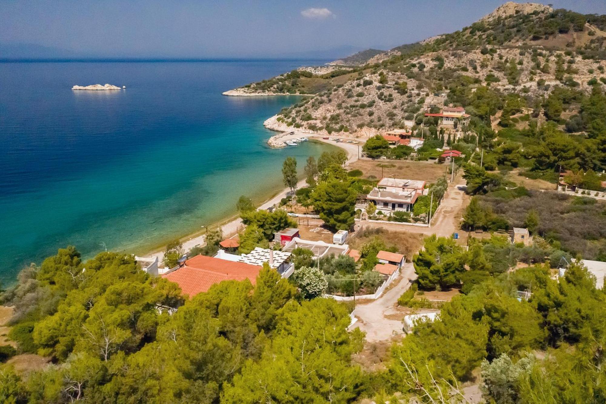 Saronic Seafront Villa Salamis Buitenkant foto