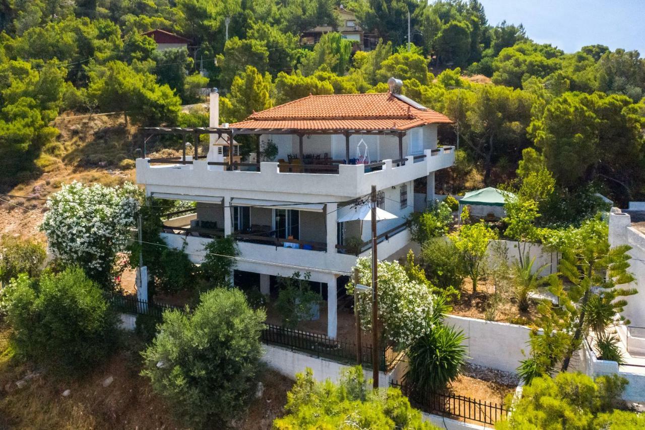 Saronic Seafront Villa Salamis Buitenkant foto